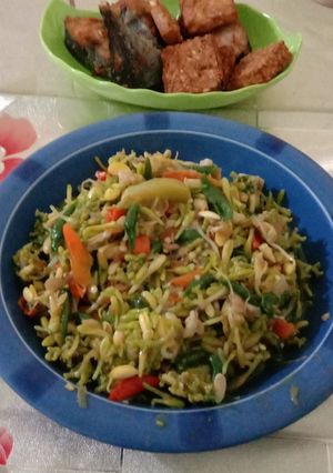 Foto resep Oseng bunga pepaya