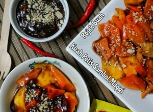Gambar Rojak Buah Kuah Petis Sambal Maggi