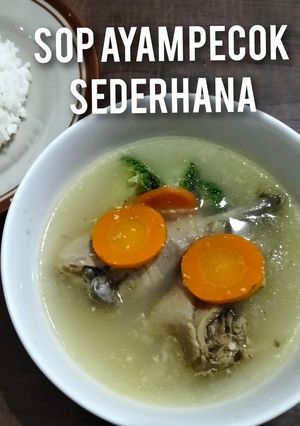 Foto resep 2>< SOP ayam PECOK sederhana
