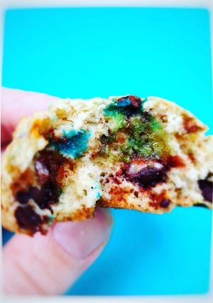 Une photo de 🍪cookies moelleux aux M&M'S