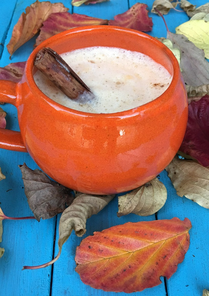 Una foto de Pumpkin Latte de piel de calabaza