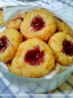 Foto resep 🌼 Blueberry Thumbprint Cookies