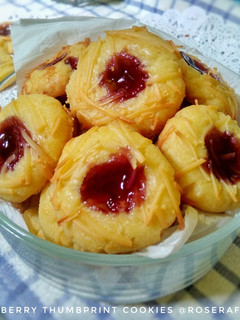 Foto resep 🌼 Blueberry Thumbprint Cookies