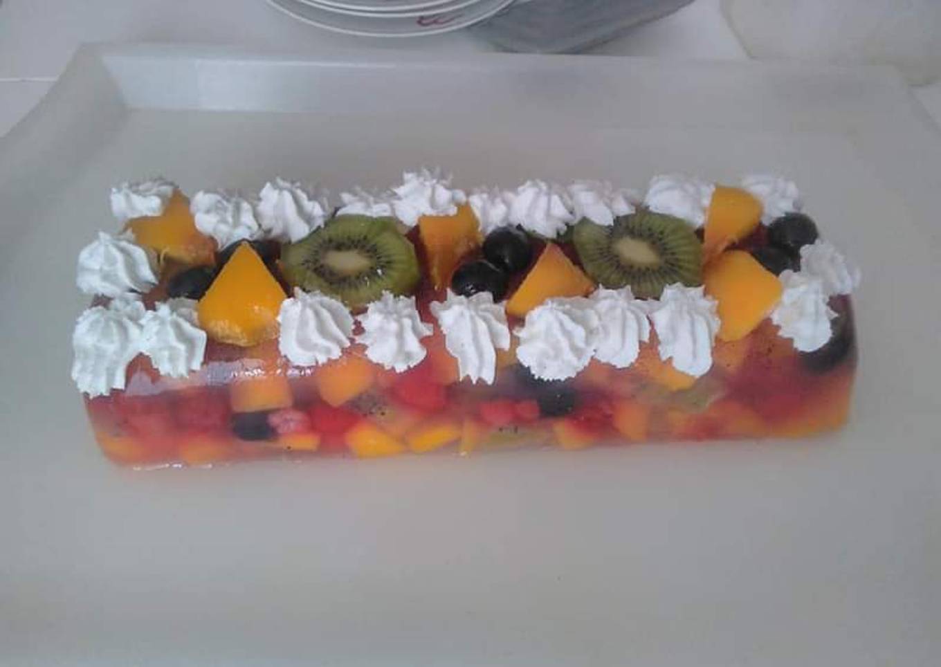 Terrine aux fruits frais