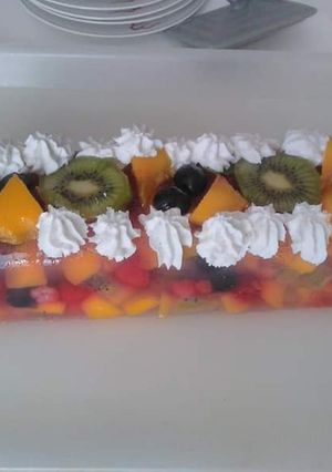 Une photo de Terrine aux fruits frais