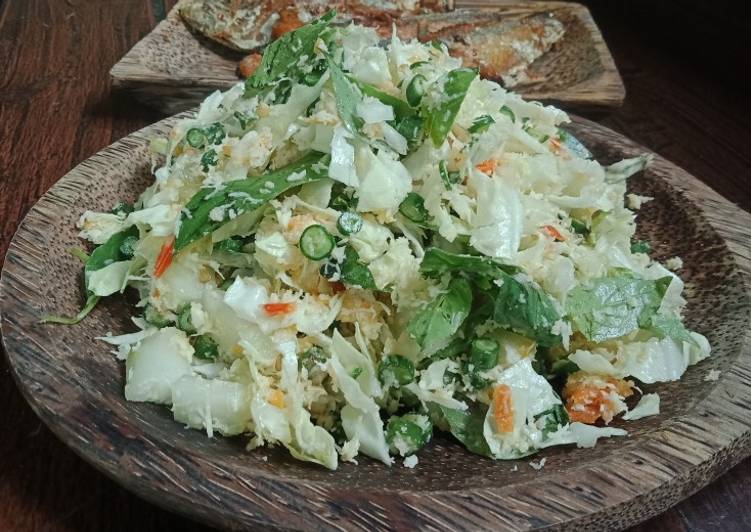 Cara Bikin Urap simple no masak enak dan mudah