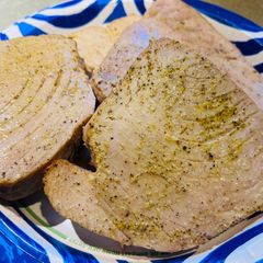 A picture of Air Fryer Tuna Steak.