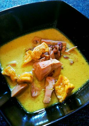Foto resep Sayur gori, tahu & kacang tolo bumbu kuning