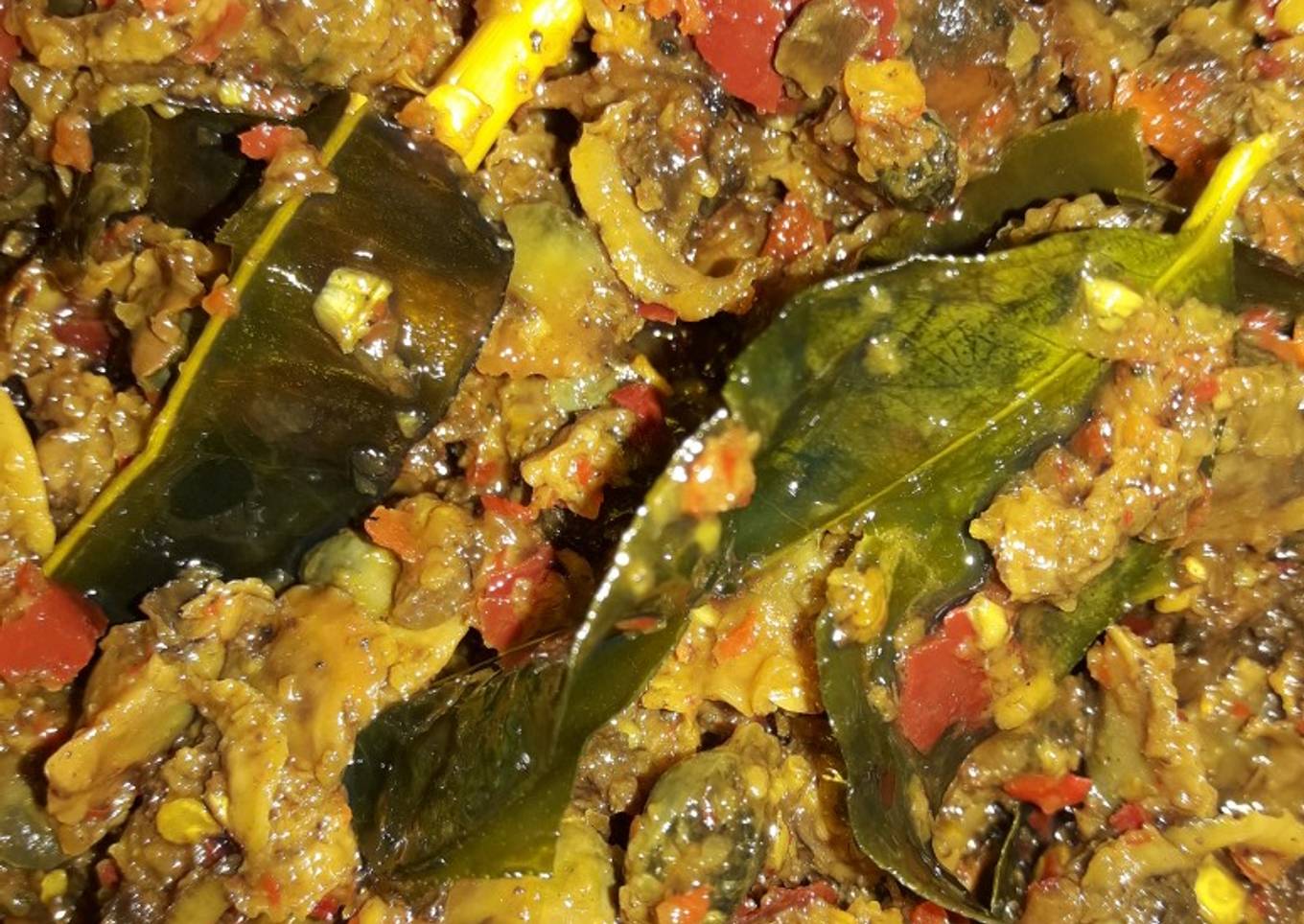 Rica-rica Tude (kerang kupas)