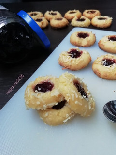 Foto resep Blueberry Thumbprint Cookies