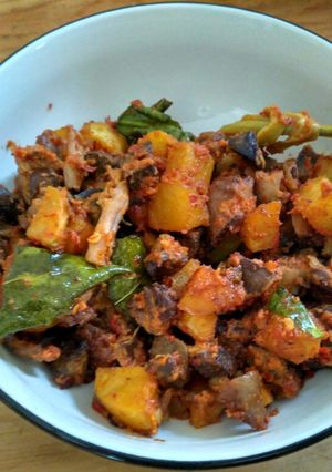 Foto resep Sambal goreng kentang ati simple