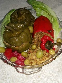 عکسی از دستور دلمه فلفل دلمه ای 😊