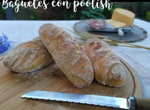 Una foto de Baguetes con Poolish