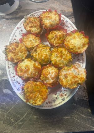 Una foto de Cupcakes de zucchini y zanahoria