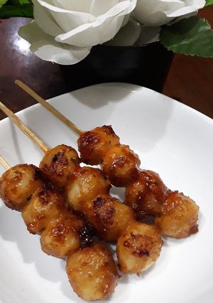 Foto resep Sate Cilok bumbu Pecel