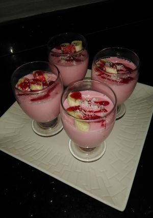 صورة لوصفة دسير بالفريز 🍓🍓🍓🍓🍓🍓