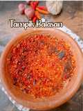 Tampik Balasan (Dadah Acan/Sambal Terasi Bakar) khas Dayak