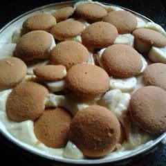 A picture of Dawn's famous banana pudding.