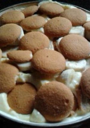 A picture of Dawn's famous banana pudding.