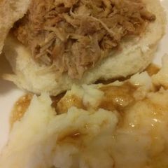 A picture of Honey Brown Sugar Pulled Pork (crockpot).