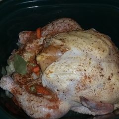 A picture of Easy Crock Pot Whole Chicken.