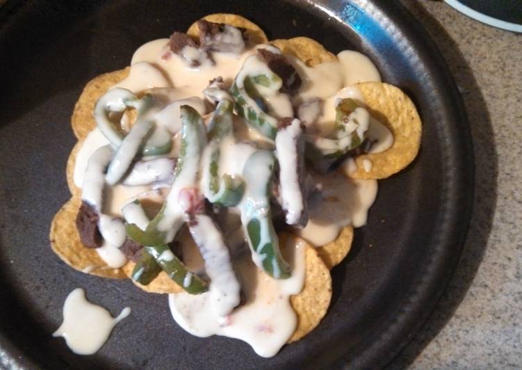 Easiest Way to Prepare Steak Fajita Nachos in 12 Minutes for Family