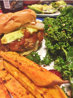 A picture of Stuffed Burgers With A Kick!.