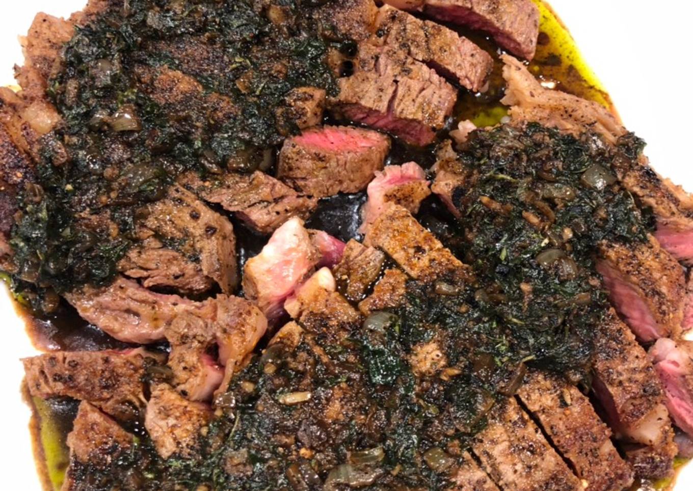Pan seared ribeye