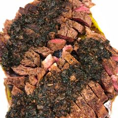 A picture of Pan seared ribeye.