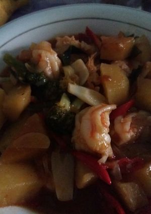 Foto resep Udang asam manis