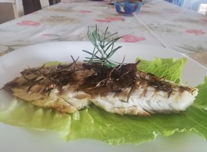 Foto di Filetti di Ricciola Grigliati e serviti con Vinaigrette
