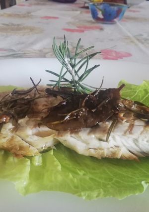 Foto di Filetti di Ricciola Grigliati e serviti con Vinaigrette