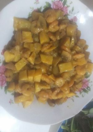عکسی از دستور میگو با قارچ