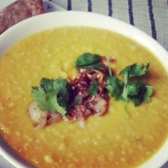 A picture of Red Lentil Curry (daal).