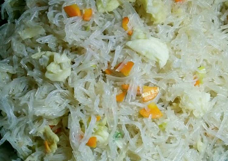 Proses memasak Tumis Soun Putih, Enak Banget