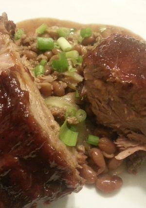 A picture of Baby back bbq ribs.