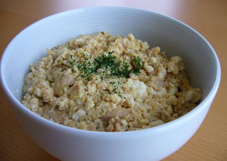 How to Prepare Tasty Tuna, Egg and Tofu Bowl in 5 Minutes