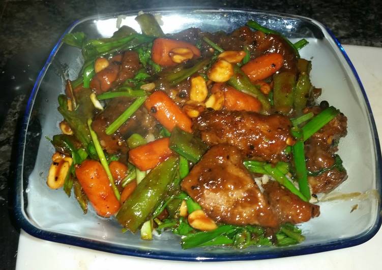 Recipe of Super Quick Homemade Kung Pao Beef