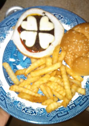 A picture of Bacon Ranch Cheeseburgers.