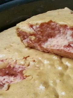 A picture of Pink Sponge Cake.