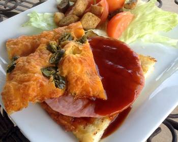 Easy Recipe Ham Steaks With Honey Glaze Sauce Savory Delicious
