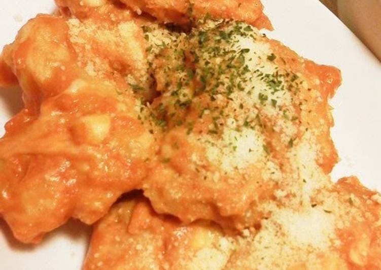 Recipe of Speedy Chicken Breast Meat with Mayo Chili Sauce and Cheese