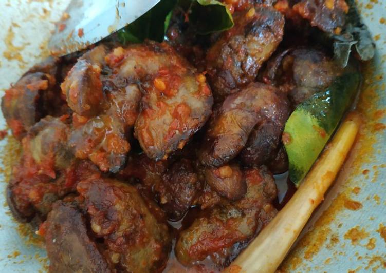 Proses memasak Oseng ati ayam, Lezat Sekali