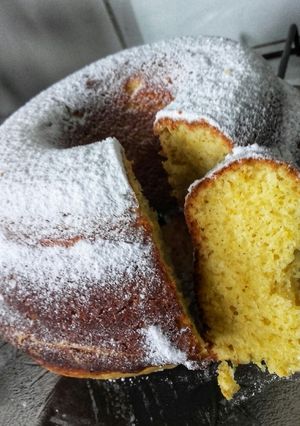 Una foto de • budín de mandarina 🧡