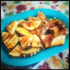 A picture of Whole grilled pineapple.