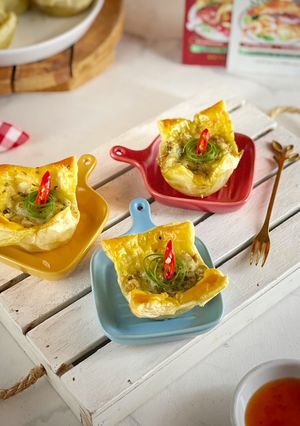 Foto resep Tuna Mushroom Muffin Puff