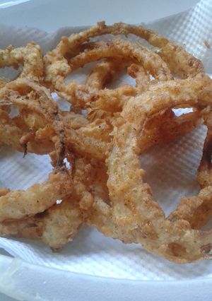 A picture of My simple onion rings ;).