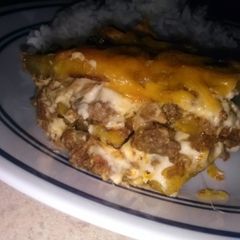 A picture of Sweet Plantain Lasagna.