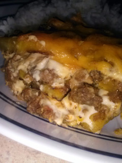 A picture of Sweet Plantain Lasagna.