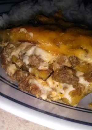 A picture of Sweet Plantain Lasagna.